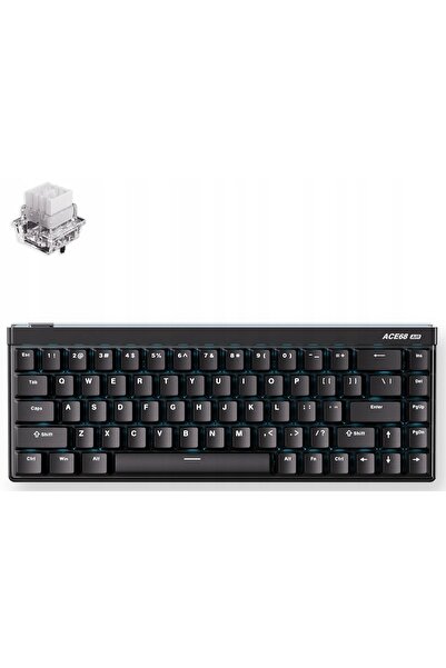 NO BRAND Tastatură MCHOSE Ace 68 Air Aurora Black Mount Tai Magnetic Switch GT