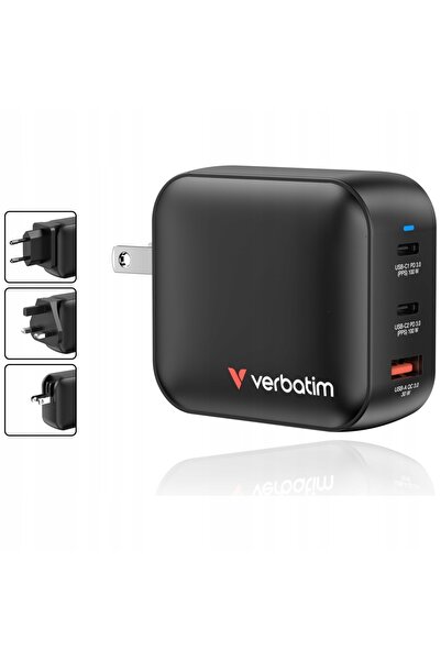 NO BRAND VERBATIM încărcător de călătorie Gan charger 32230 100 W Negru