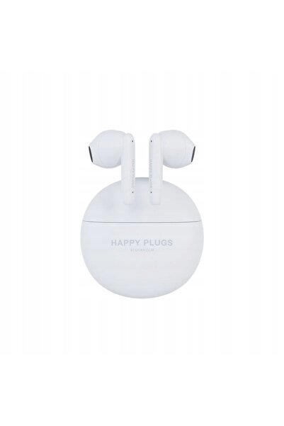 NO BRAND Happy Plugs Joy Lite căști wireless cu ENC albe