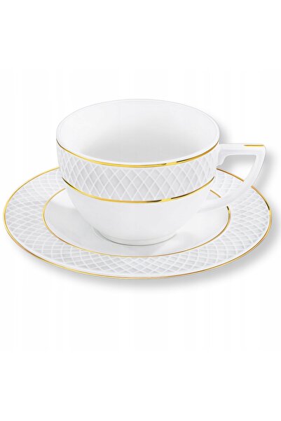 NO BRAND Ceașcă de porțelan cu farfurioară, pentru espresso, cadou PREMIUM, 9...