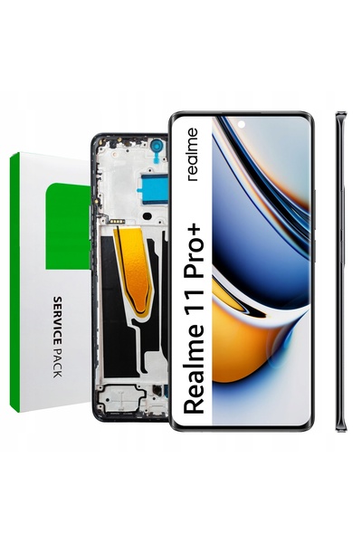 NO BRAND Display pentru Realme 11 Pro Plus ecran LCD cu ramă Original Zila RM...