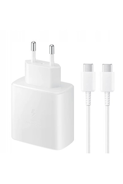 NO BRAND ORIGINAL Samsung EP-T4511XBE Încărcător de perete USB-C PD de 45W + ...