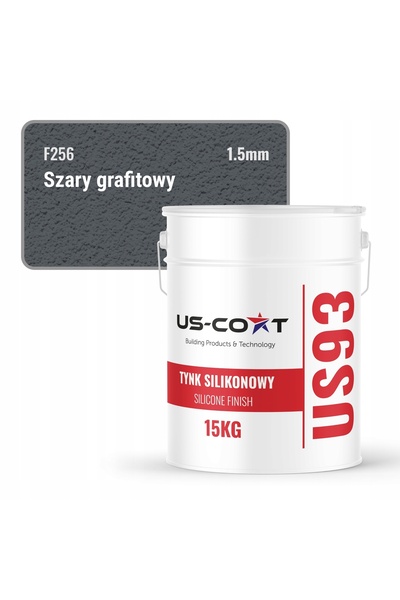 NO BRAND SILICON CULOARE GRI GRAFIT TYNK F256 15KG BARANEK GRANULAȚIE 1.5mm
