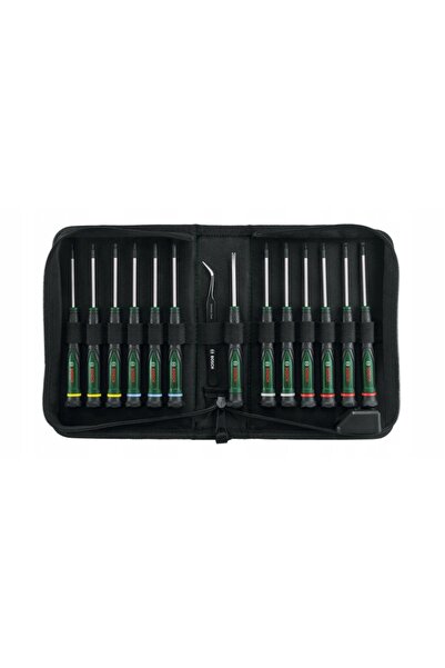 NO BRAND Set de șurubelnițe de precizie Bosch, 15 piese, Ph Tx Hex Sl 1600A039J4