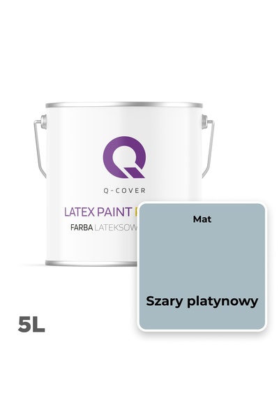 NO BRAND Vopsea lavabilă rezistentă la pete pentru pereți, Gri Platină H0746,...