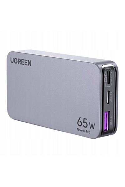 NO BRAND Ugreen Nexode Pro 65W Încărcător de birou plat, GaN, 2x USB-C + USB