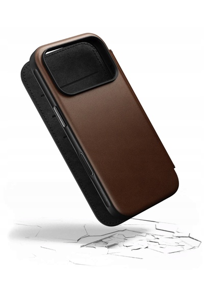 NO BRAND Husă Nomad pentru iPhone 17 Pro Max, compatibilă MagSafe, din piele,...