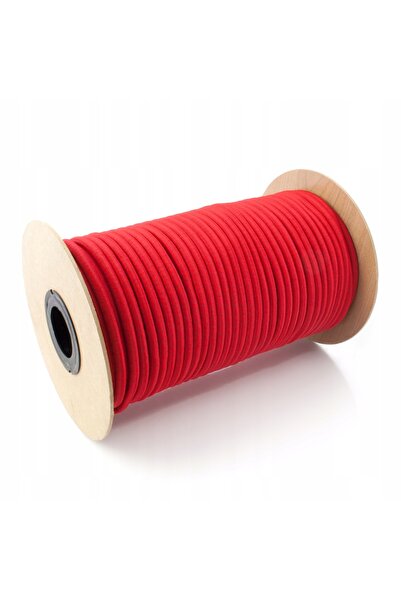 NO BRAND Bandă elastică din cauciuc pentru bagaje, prelată, roșie, 10mm, 30m