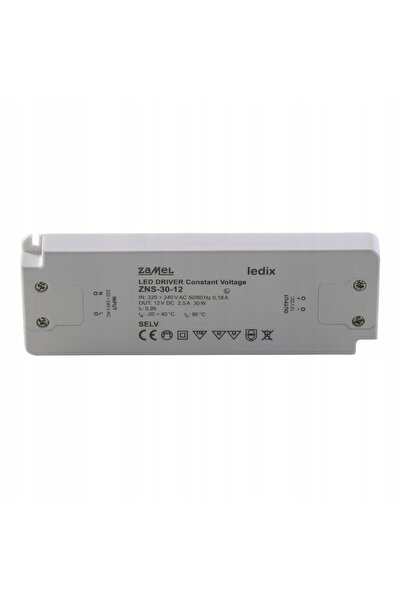 ZAMEL Sursă de alimentare pentru benzi LED 30W 12V ZNS-30-12