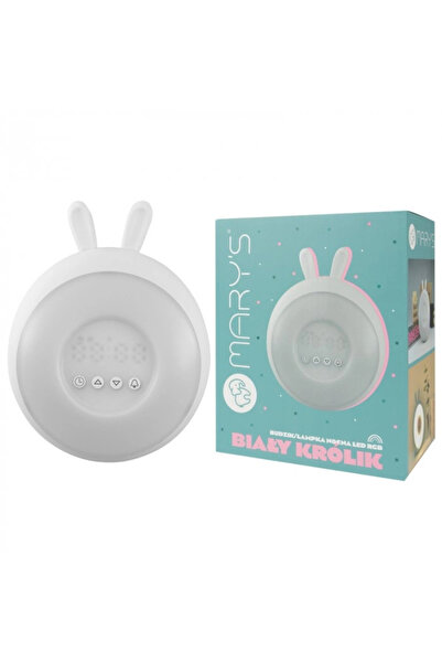 ecolight Ceas deșteptător digital MARY'S, lumină de noapte LED RGB, iepure al...