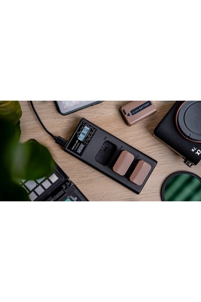 Newell Încărcător triplu CD-USB-C pentru baterii Sony NP-BX1