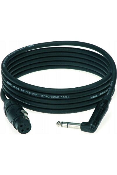 NO BRAND KLOTZ 3JA1-1M020 Cablu audio jack unghiular - XLR/F 2 m