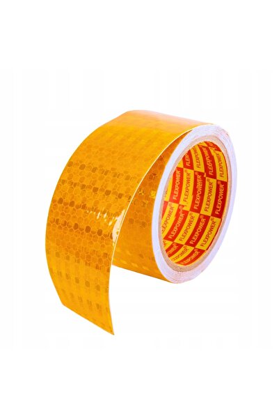 NO BRAND Bandă reflectorizantă de avertizare pentru contur, 6 bucăți 50mm x 5m