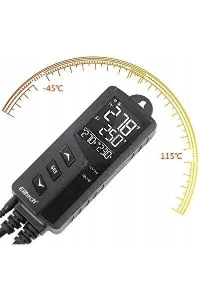 NO BRAND Regulator higrostat T + controler de umiditate %rH dezumidificator u...