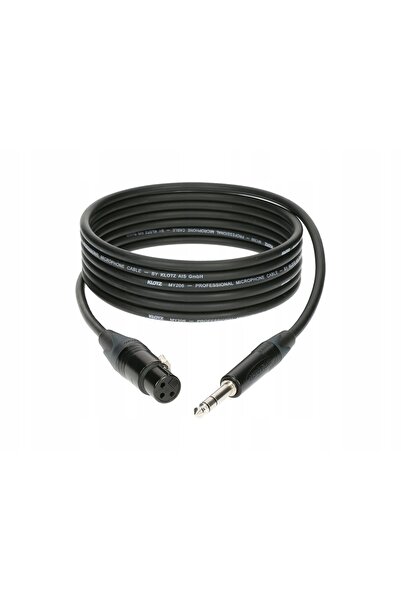 NO BRAND Cablu Jack 6.3 Stereo TRS - XLR 3 pini mamă 7.5m Klotz Neutrik Microfon