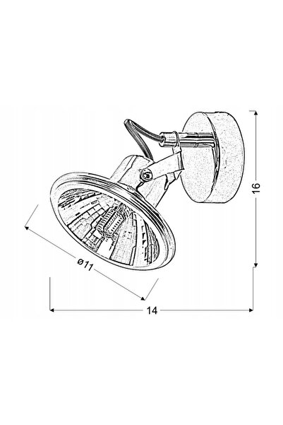 NO BRAND Aplică de perete Candellux argintie G9 3,5 W