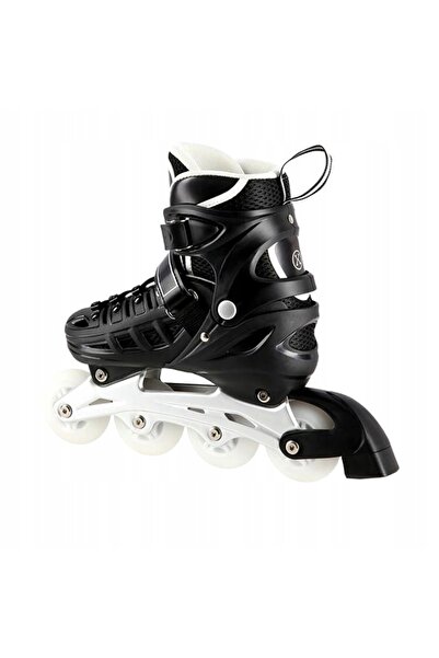 Nils Extreme Patine cu rotile 4W1 Negru LED Mărimea M 35-38 cu lamă de patine...