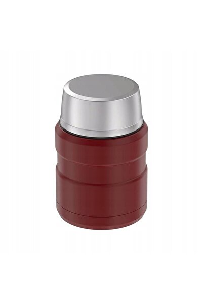 Thermos Termos pentru mâncare cu lingură, roșu rustic, 0.47l
