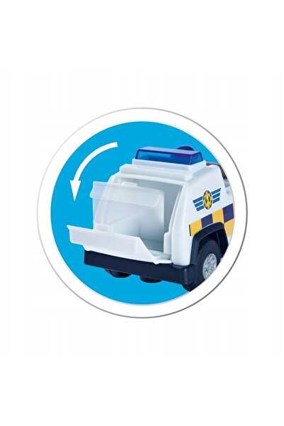 Simba MAȘINĂ DE POLIȚIE PENTRU POMOCIUNI 4X4 +FIGURINĂ 3+