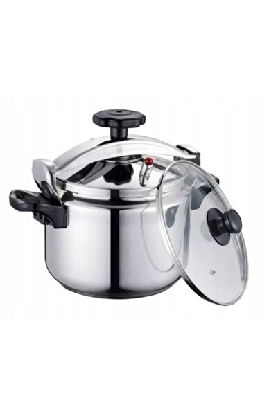 NO BRAND OALĂ SUB PRESIUNE 15 L, OȚEL INOXIDABIL, ARGINTIU, INDUCȚIE, GAZ