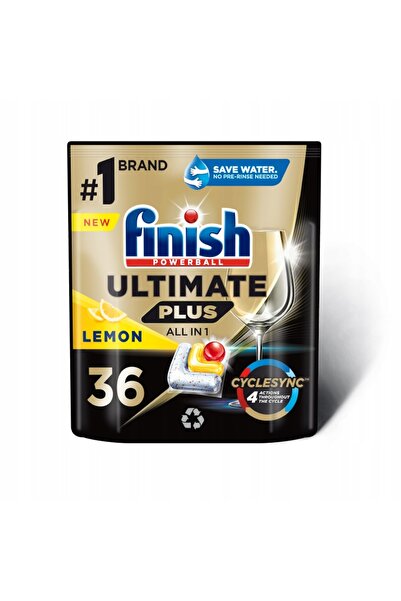 Finish Capsule de spălat vase Ultimate Plus x36 + Lichid de curățare 250ml