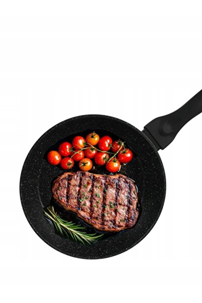 NO BRAND Capac de granit pentru tigaie 24cm, tip fagure, pentru inducție și g...