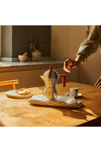 Alessi APARAT DE CAFEA EXPRESS PENTRU 3 CEȘTI, DIN ALUMINIU