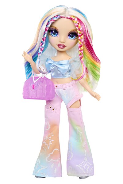 Rainbow High Păpușa Amaya - cu garderobă curcubeu și accesorii, cadou pentru ...