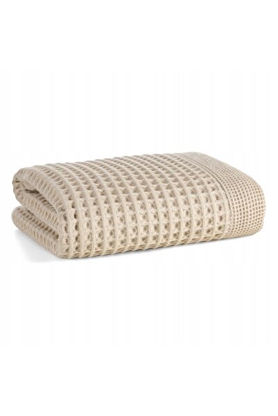 Eurofirany MELO 90x150cm prosop de baie spa din bumbac bej, gros, absorbant ș...