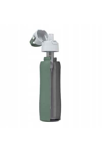Dafi Sticlă cu filtru din oțel solid 0,8 L, Oțel Verde Salvie/Verde