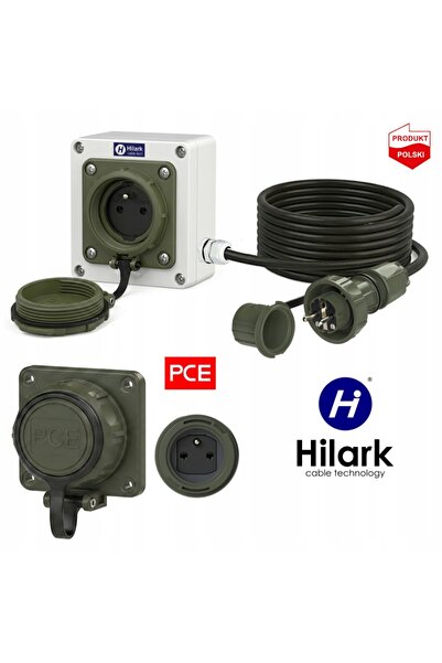 NO BRAND Tablou de distribuție militar, priză PCE 16A 230V IP68, cablu 3x2,5 ...