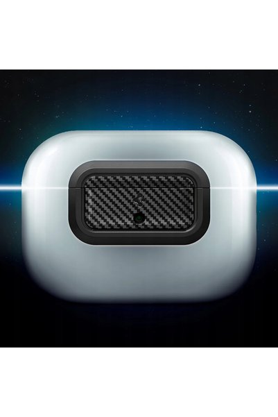 Spigen Husă Carbon Ochronă LOCK FIT M pentru AirPods Pro generația a 2-a și a...