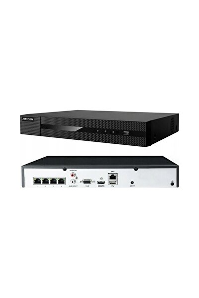 Hikvision Înregistrator IP PoE x4 pentru NVR-4CH-4MP/4P HiLook de 4Mpx pentru...