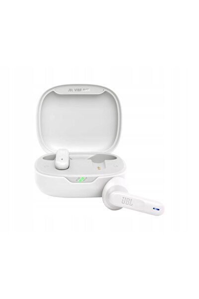 JBL Căști wireless Vibe Flex albe, intraauriculare, impermeabile, Bluetooth