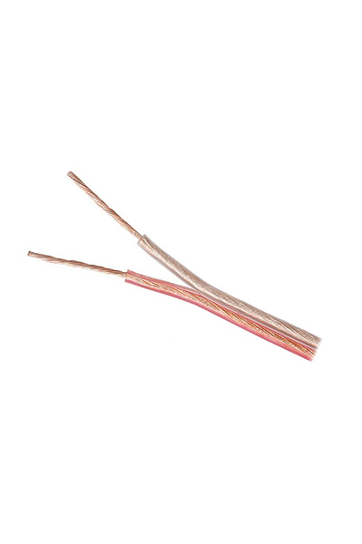 NO BRAND LEXTON 2x1.00mm CCA-OFC 100m Cablu de difuzor transparent din cupru