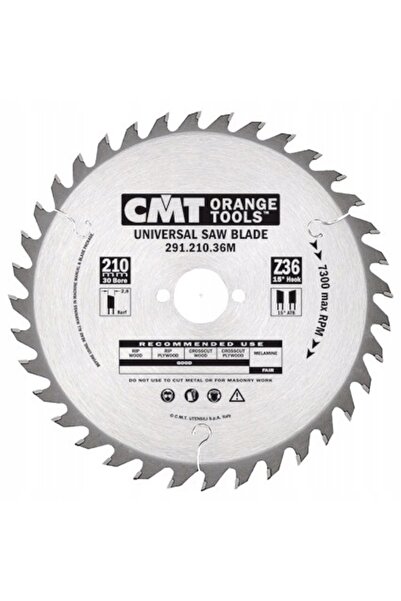 CMT LAMĂ DE FERĂGĂTOR ZIMȚATĂ UNIVERSALĂ PENTRU LEMN 235X30MM 36Z 291.235.36M