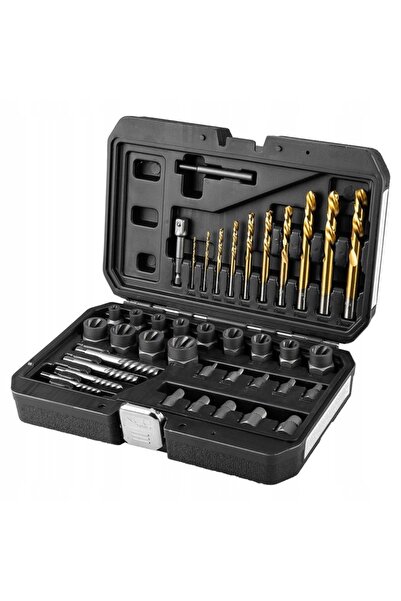 NEO Tools Set de scurte și burghie pentru șuruburi și piulițe deteriorate NEO...