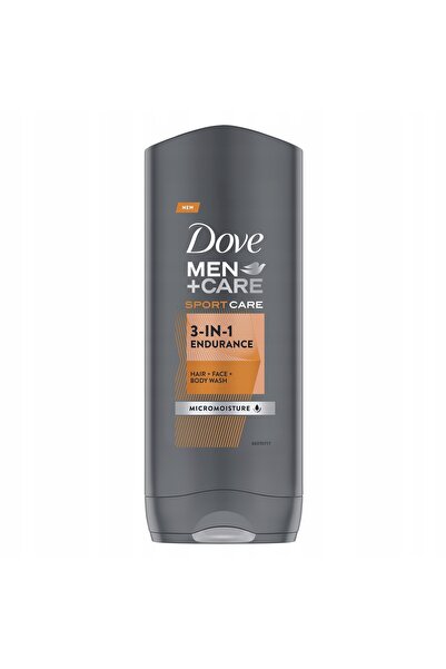 Dove Set Gel de Duș Sportiv 3 în 1 pentru Bărbați, Rezistență, 400ml x3