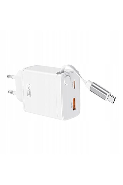 NO BRAND Adaptor de alimentare USB + USB-C PD 30W QC cu încărcare rapidă și c...