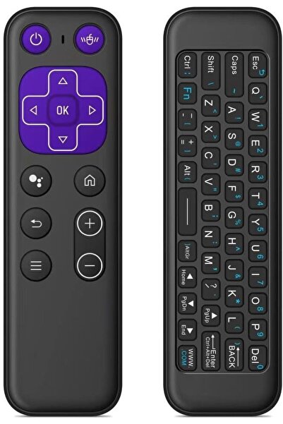TERRION 2.4G Wireless Air Mouse Remote Control with Mini QWERTY Keyboard & Vo...