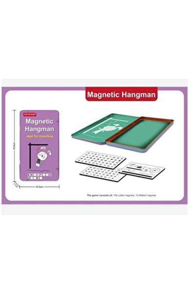 CasaDesteapta.ro Spanzuratoarea Magnetic IB003E - Jucarie pentru Copii, Stimu...