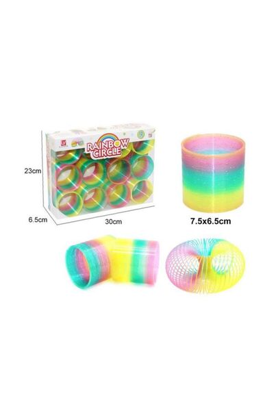 CasaDesteapta.ro Jucarie Spirala ARC 12pcs/set - Jucarie pentru Copii, Joc de...