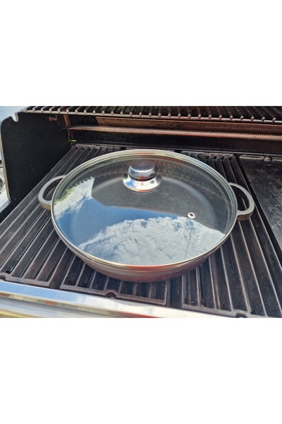 Rossner Tigaie Wok GARNEK JELIWN RONDEL cu capac, rotundă, 25 cm