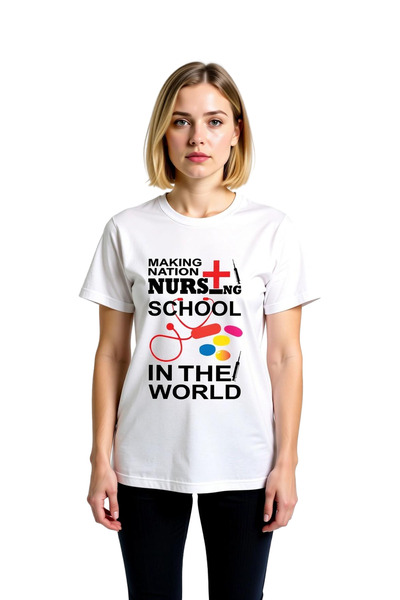 PayBuy Women's Nursing School Printed T-Shirt Graphic Pattern Short Sleeve Ro...
