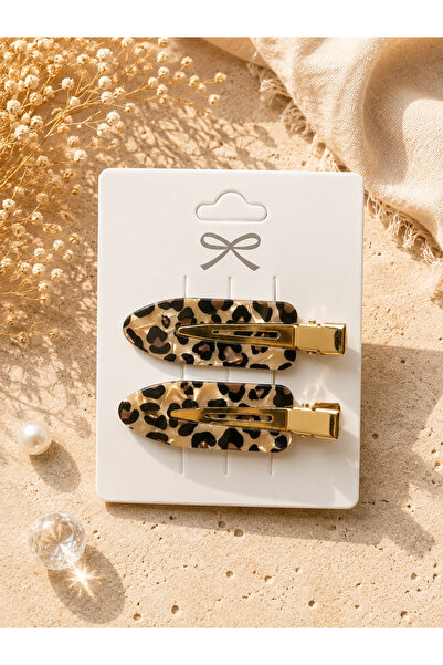 yiora 2-Piece Women's Premium Leopard Pattern Non-Marking Hair Makeup Skin Ca...