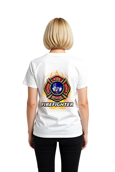 PayBuy Women's Fire Department Eri Fire Rescue Profession Printed Relaxed Fit...