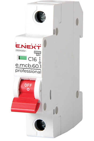 Next MCB.PRO60 1P C16A 6KA DISJUNTOR DE SUPRACURENT - EX-P042008