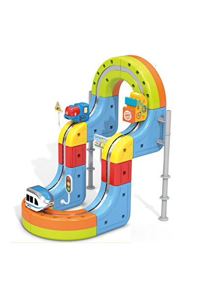 OEM Set tren cu traseu magnetic si circuit 3D - 31 piese