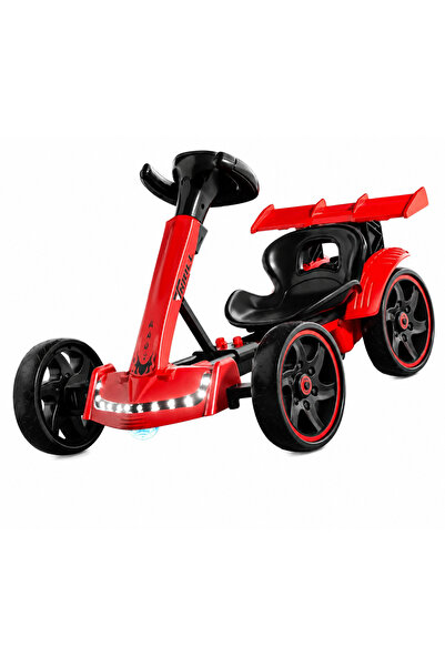 OEM Kart electric pliabil cu telecomandă, Bluetooth, muzică și lumini LED – R...