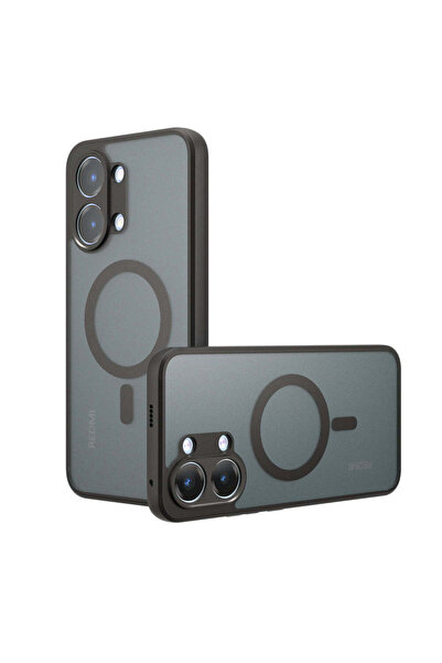 Techsuit Husă pentru Xiaomi POCO X8 Pro Max, PureFrost MagSafe, negru mat - n...
